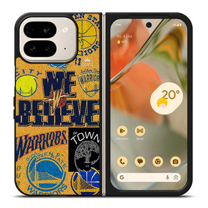 GOLDEN STATE WARRIORS NBA BASKETBALL COLLAGE Google Pixel 9 Pro Fold Case Cover