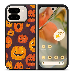 HALLOWEEN PUMPKINS PATTERN Google Pixel 9 Pro Fold Case Cover