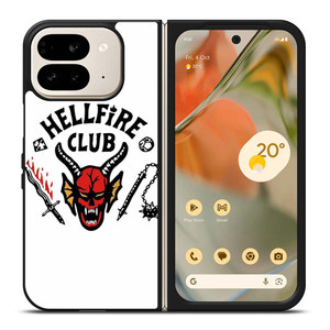 HELLFIRE CLUB STRANGER THING WHITE Google Pixel 9 Pro Fold Case Cover