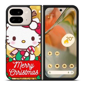 HELLO KITTY MERRY CHRISTMAS GOLD Google Pixel 9 Pro Fold Case Cover