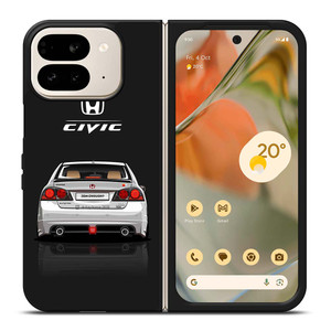HONDA CIVIC RETRO Google Pixel 9 Pro Fold Case Cover HONDA CIVIC RETRO Google Pixel 9 Pro Fold Case Cover