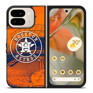 HOUSTON ASTROS ICON MLB BASEBALL TEAM LOGO Google Pixel 9 Pro Fold Case Cover HOUSTON ASTROS ICON MLB BASEBALL TEAM LOGO Google Pixel 9 Pro Fold Case Cover