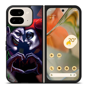 JOKER LOVE HARLEY QUINN ART Google Pixel 9 Pro Fold Case Cover