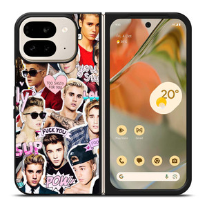 JUSTIN BIEBER COLLAGE Google Pixel 9 Pro Fold Case Cover