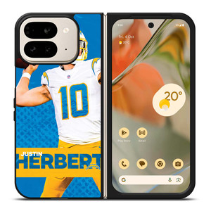 JUSTIN HERBERT LOS ANGELES CHARGERS 2 Google Pixel 9 Pro Fold Case Cover