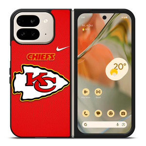 KANSAS CITY CHIEFS NFL FOOTBALL NIKE Google Pixel 9 Pro Fold Case Cover KANSAS CITY CHIEFS NFL FOOTBALL NIKE Google Pixel 9 Pro Fold Case Cover