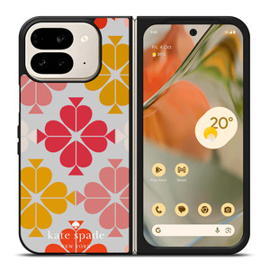 KATE SPADE JACQUARD PINK YELLOW Google Pixel 9 Pro Fold Case Cover