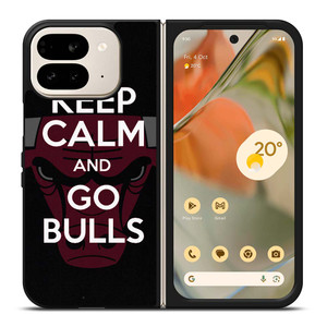 KEEP CALM AND GO CHICAGO BULLS Google Pixel 9 Pro Fold Case Cover