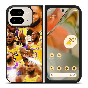 LEBRON JAMES LAKERS COLLAGE 2 Google Pixel 9 Pro Fold Case Cover