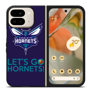 LETS GO CHARLOTTE HORNETS NBA BASKETBALL Google Pixel 9 Pro Fold Case Cover