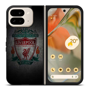 LIVERPOOL YOU'LL NEVER WALK ALONE GRUNGE LOGO Google Pixel 9 Pro Fold Case Cover