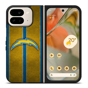 LOS ANGELES CHARGERS NFL METAL STRIPE Google Pixel 9 Pro Fold Case Cover