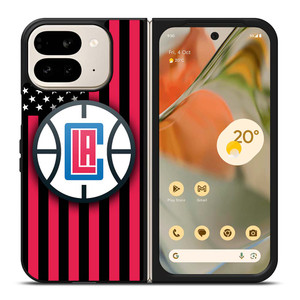 LOS ANGELES CLIPPERS NBA USA FLAG Google Pixel 9 Pro Fold Case Cover