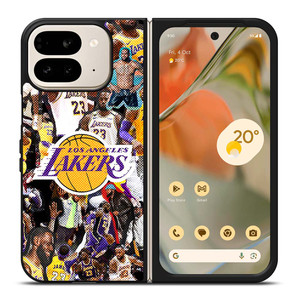 LOS ANGELES LAKERS LEBRON JAMES NBA BASKETBALL Google Pixel 9 Pro Fold Case Cover