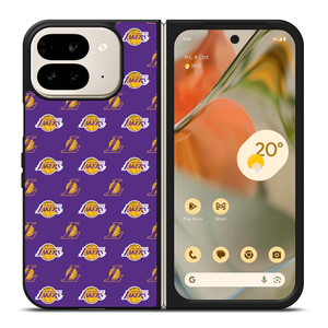 LOS ANGELES LAKERS NBA PATTERN Google Pixel 9 Pro Fold Case Cover
