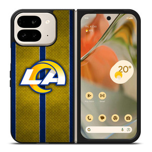 LOS ANGELES RAMS NFL METAL STRIPE Google Pixel 9 Pro Fold Case Cover