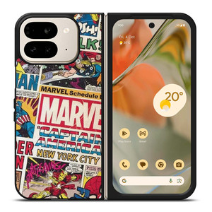 MARVEL COMICS COLLAGE Google Pixel 9 Pro Fold Case Cover