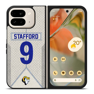 MATTHEW STAFFORD LOS ANGELES RAMS NFL SUPER BOWL LVI Google Pixel 9 Pro Fold Case Cover