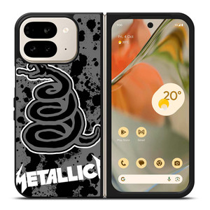 METALLICA BAND BLACK SNAKE Google Pixel 9 Pro Fold Case Cover