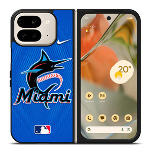 MIAMI MARLINS MLB BASEBALL NIKE Google Pixel 9 Pro Fold Case Cover