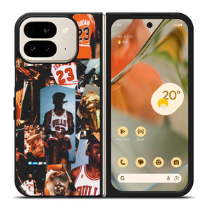 MICHAEL JORDAN RETRO COLLAGE Google Pixel 9 Pro Fold Case Cover