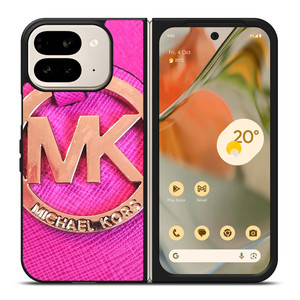 MICHAEL KORS MK LOGO PINK GOLD EMBLEM Google Pixel 9 Pro Fold Case Cover
