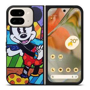 MICKEY MOUSE ROMERO BRITTO ART Google Pixel 9 Pro Fold Case Cover