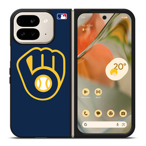 MILWAUKEE BREWERS MLB LOGO Google Pixel 9 Pro Fold Case Cover