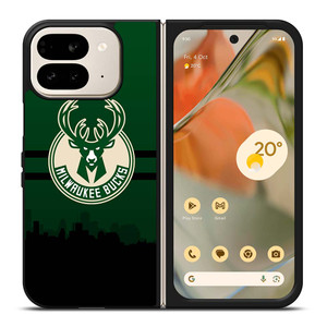 MILWAUKEE BUCKS NBA SKYLINE Google Pixel 9 Pro Fold Case Cover