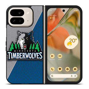 MINNESOTA TIMBERWOLVES NBA BASKETBALL LOGO Google Pixel 9 Pro Fold Case Cover