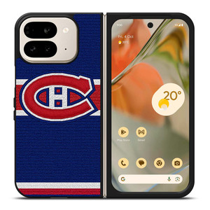 MONTREAL CANADIENS LOGO HOCKEY TEAM EMBORDERY Google Pixel 9 Pro Fold Case Cover