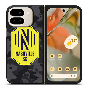NASHVILLE SC MLS BLACK CAMO Google Pixel 9 Pro Fold Case Cover