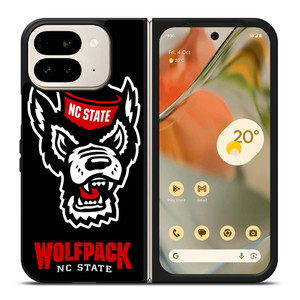 NC NORTH CAROLINA WOLFPACK FOOTBALL LOGO Google Pixel 9 Pro Fold Case Cover
