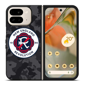 NEW ENGLAND REVOLUTION MLS BLACK CAMO Google Pixel 9 Pro Fold Case Cover