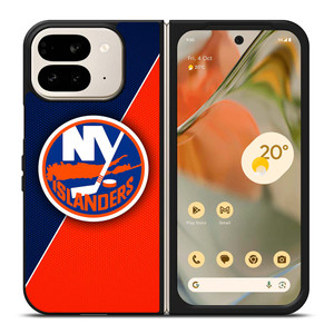 NEW YORK ISLANDERS NHL HOCKEY LOGO Google Pixel 9 Pro Fold Case Cover NEW YORK ISLANDERS NHL HOCKEY LOGO Google Pixel 9 Pro Fold Case Cover