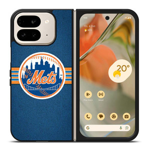 NEW YORK METS MLB BASEBALL LOGO Google Pixel 9 Pro Fold Case Cover