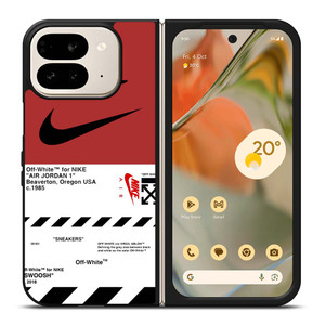 NIKE AIR JORDAN OFF WHITE LOGO Google Pixel 9 Pro Fold Case Cover