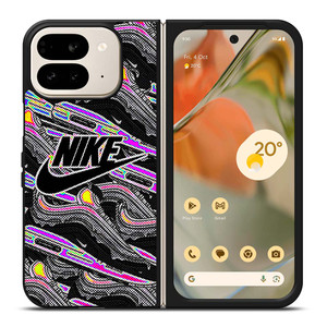 NIKE AIR MAX HOLOGRAPHIC PATTERN Google Pixel 9 Pro Fold Case Cover