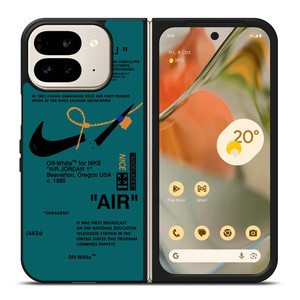 NIKE AIR OFF WHITE TOSCA Google Pixel 9 Pro Fold Case Cover