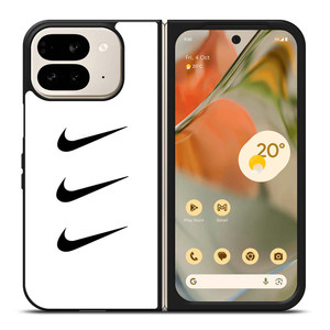 NIKE TRIPPLE SWOOSH WHITE Google Pixel 9 Pro Fold Case Cover