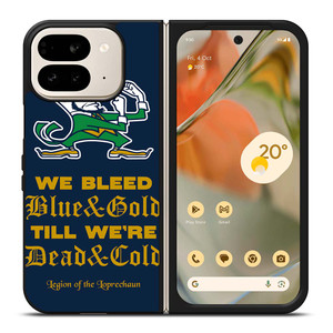 NOTRE DAME BLEED BLUE AND GOLD Google Pixel 9 Pro Fold Case Cover