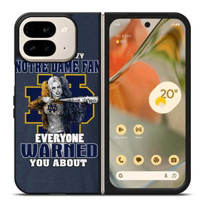 NOTRE DAME FIGHTING HARLEY QUINN Google Pixel 9 Pro Fold Case Cover