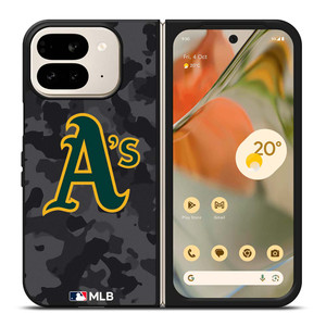OAKLAND ATHLETICS BASEBALL BLACK CAMO Google Pixel 9 Pro Fold Case Cover