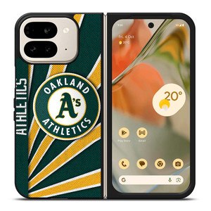 OAKLAND ATHLETICS MLB BASEBALL LOGO 3 Google Pixel 9 Pro Fold Case Cover