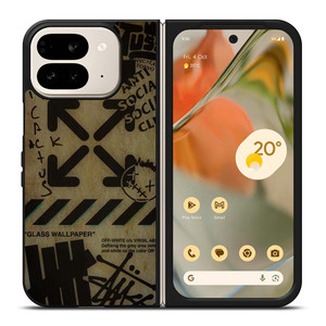 OFF WHITE STUSSY UNDEFEATED CACTUS JACK Google Pixel 9 Pro Fold Case Cover