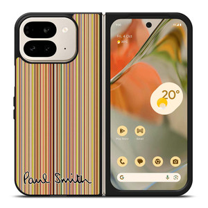 PAUL SMITH LOGO SIGNATURE PATTERN Google Pixel 9 Pro Fold Case Cover