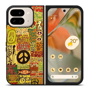 PEACE TAPESTRY PATTERN Google Pixel 9 Pro Fold Case Cover PEACE TAPESTRY PATTERN Google Pixel 9 Pro Fold Case Cover