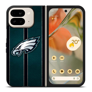 PHILADELPHIA EAGLES NFL METAL STRIPE Google Pixel 9 Pro Fold Case Cover