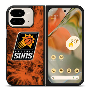 PHOENIX SUNS BASKETBALL NBA FIRE Google Pixel 9 Pro Fold Case Cover