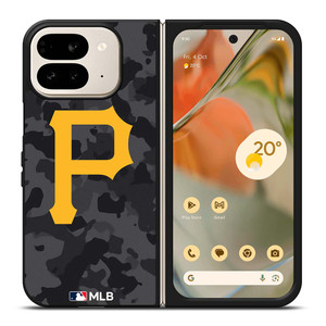 PITTSBURGH PIRATES BASEBALL BLACK CAMO Google Pixel 9 Pro Fold Case Cover